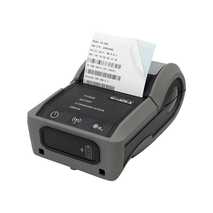 Принтер етикеток мобільний GoDEX MX30i